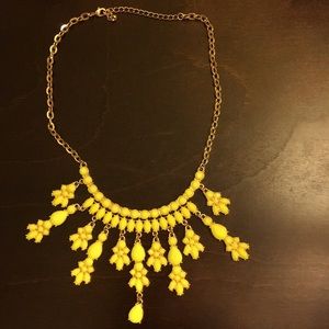 Yellow/Neon Yellow Party Necklace